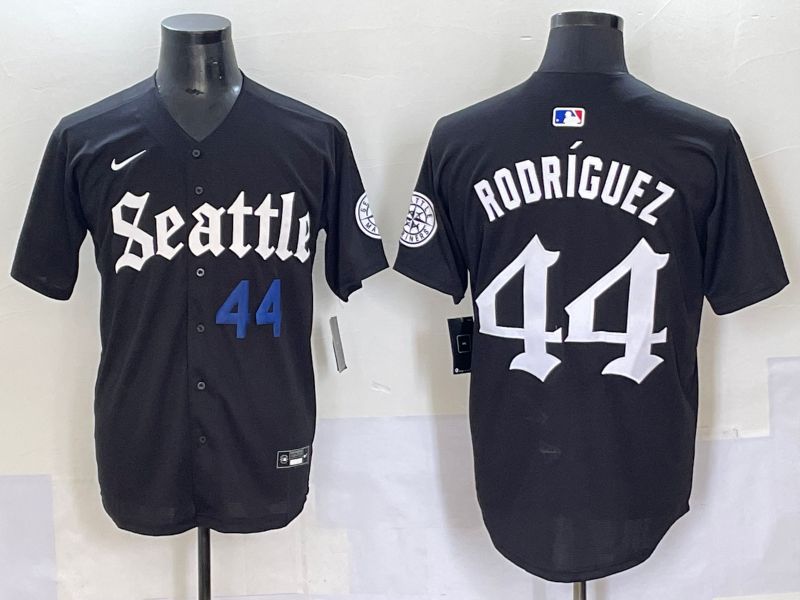 Men 2025 Seattle Mariners #44 Rodriguez Five generations Joint Name Nike MLB Jersey style 3->seattle mariners->MLB Jersey